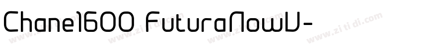 Chane1600 FuturaNowV字体转换